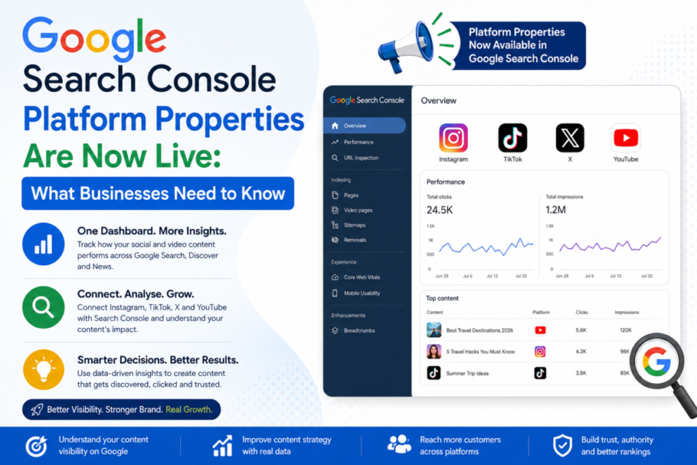 Google Search Console Platform Properties Are Now Live: What Businesses Need to Know
